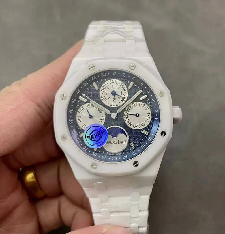Audemars Piguet Royal Oak 26579CB.OO.1225CB.01 APS Factory V3 1:1 Best Edition Replica Watch White Case